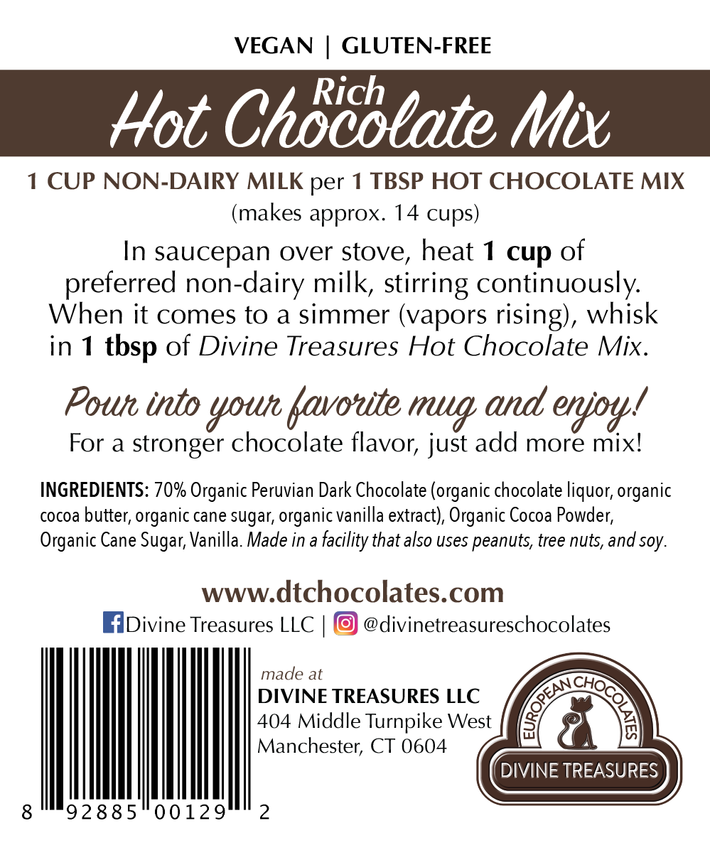 Hot Chocolate Mix — Divine Treasures Chocolates